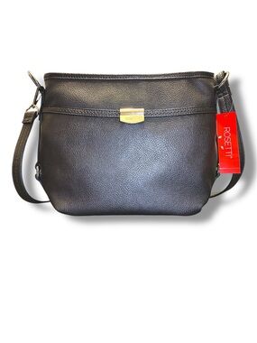 🖤 Rosetti Pebbled Round About Coho Bag NWT Gold Hardware Pewter